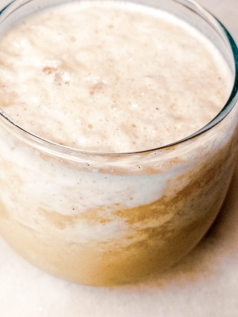 Vanilla Apple Pie Smoothie In A Glass