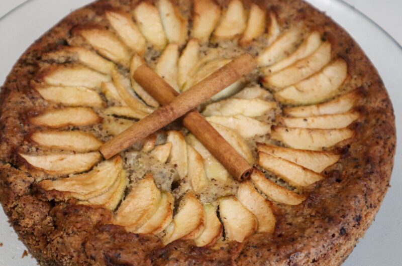 Hazelnut Zucchini Apple Cake
