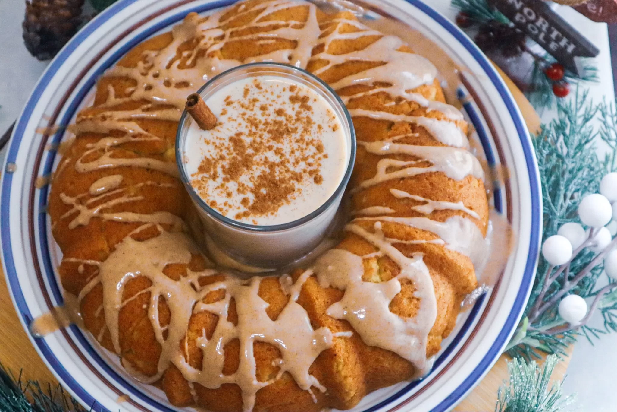 Keto Eggnog Bundt Cake