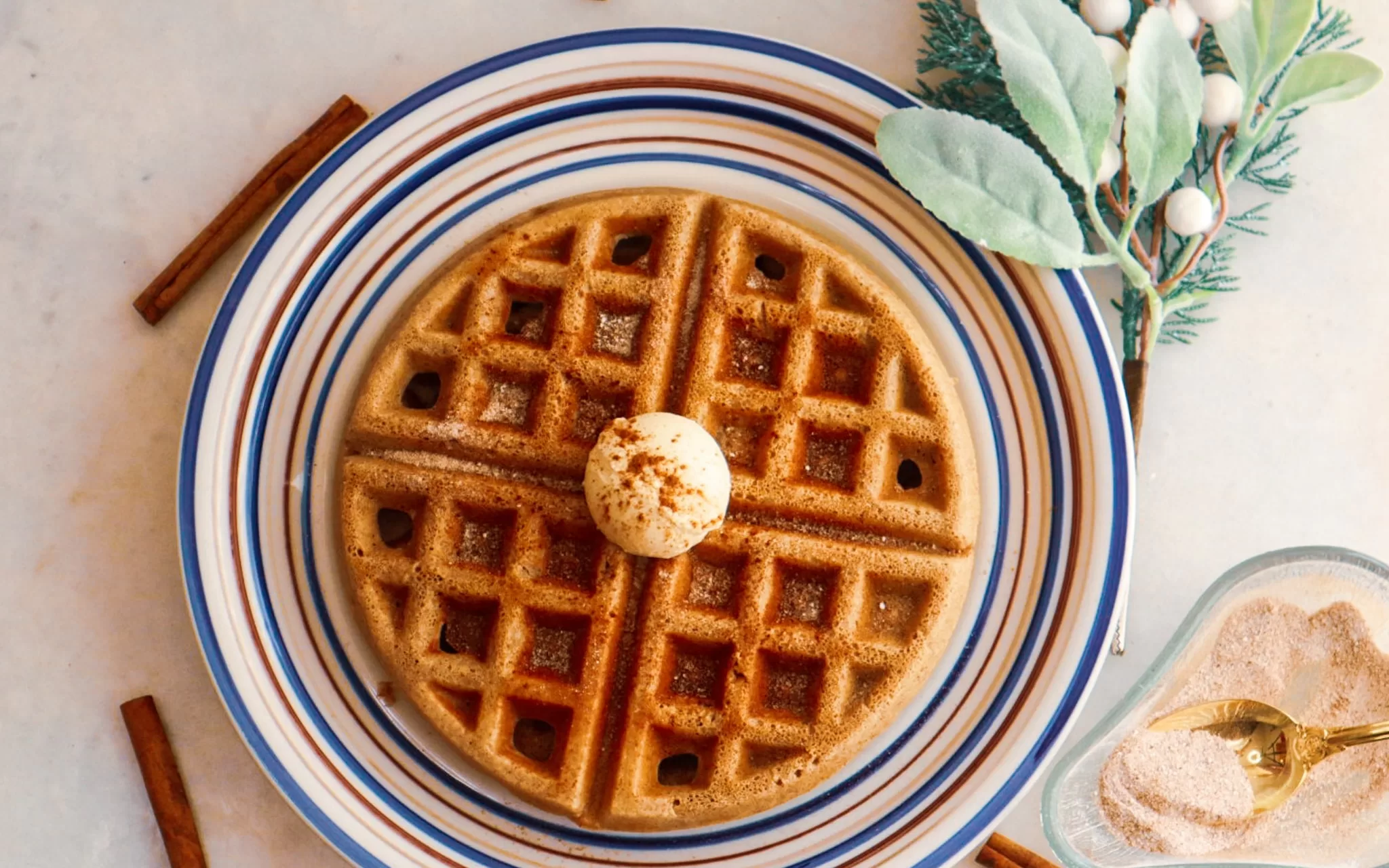 Snickerdoodle Waffles