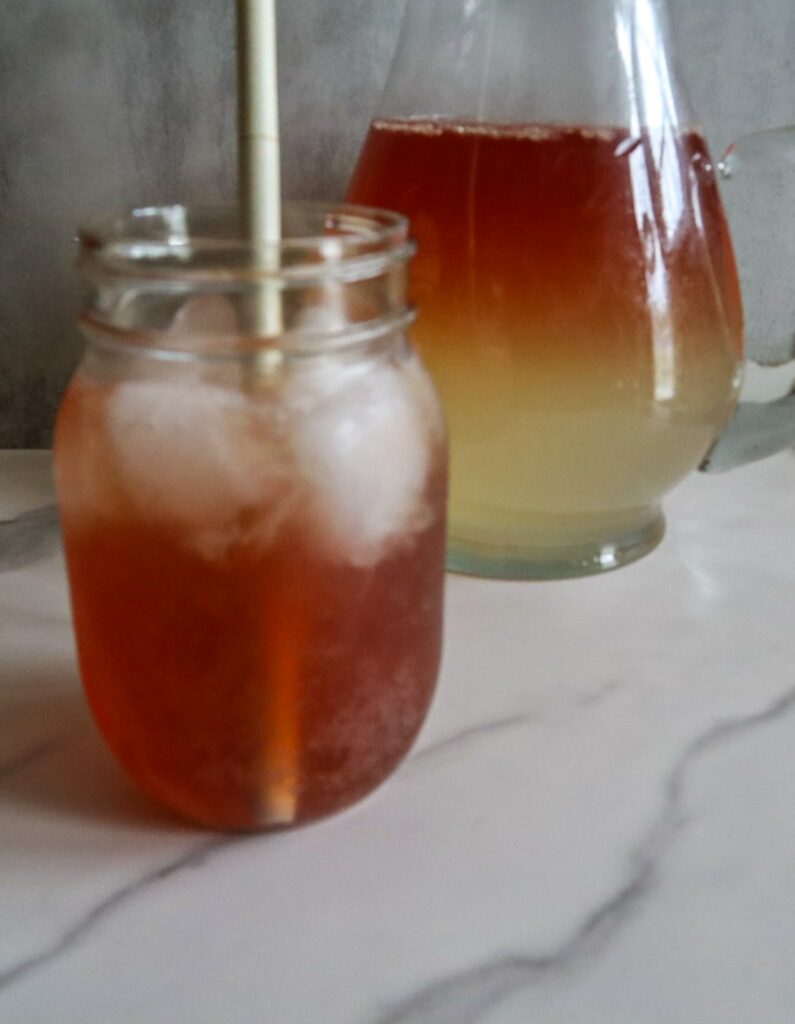 Lime peel and sugar-free sweetener for Sparkling Cranberry Lime Switcha