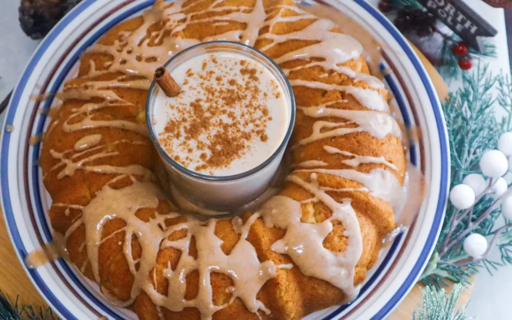 Keto Eggnog Bundt Cake
