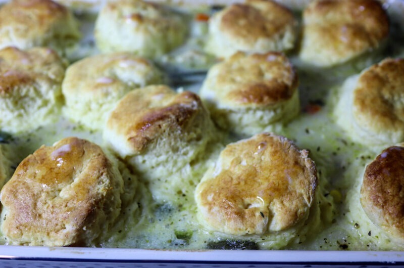 Gluten-Free Chicken Pot Pie With Biscuits