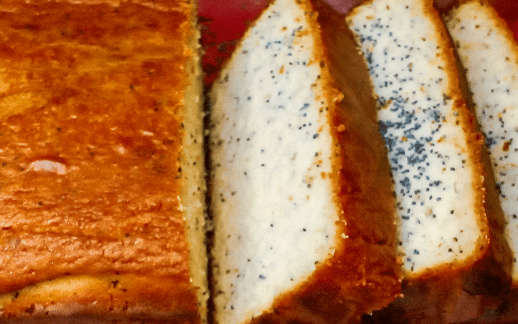 Lemon poppy seed bread