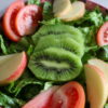 Mood-boosting salad in a bowl.